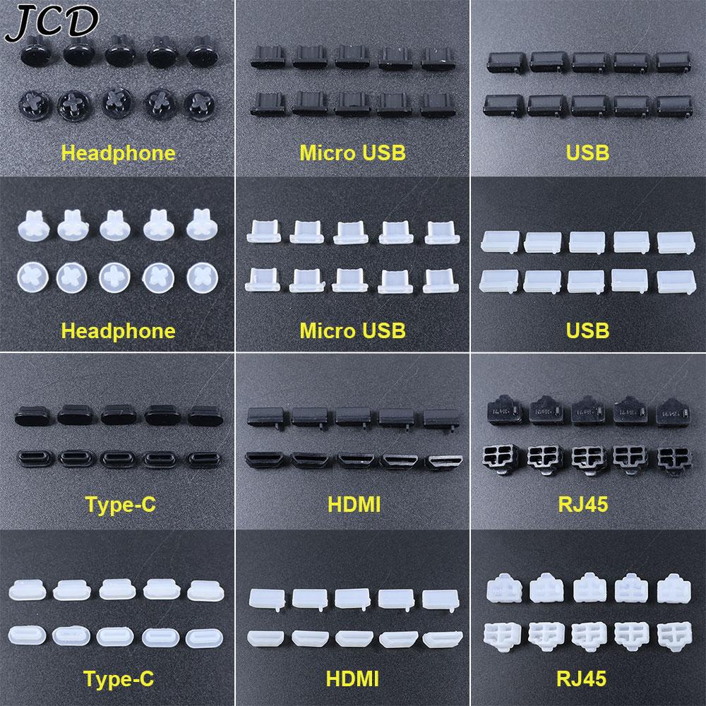 Laptop Accessories Protector - JCD 10 pezzi Tappi antipolvere in