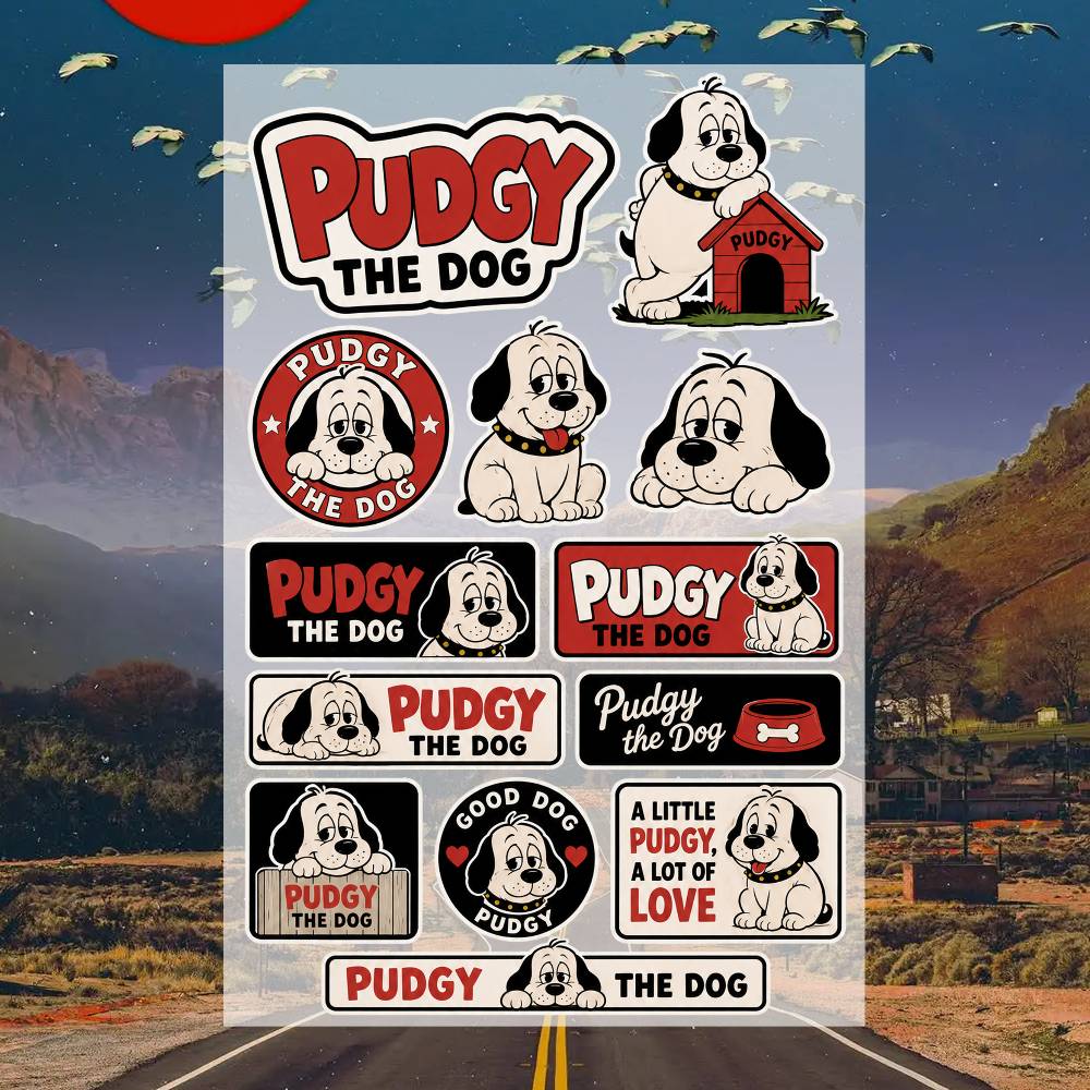 Laptop Accessories Wallpaper - Adesivi P-udgy the D-og per Moto,