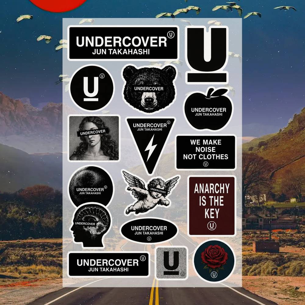 Laptop Accessories Wallpaper - Adesivi UN-DERCOVER per Moto, Auto, Paraurti,