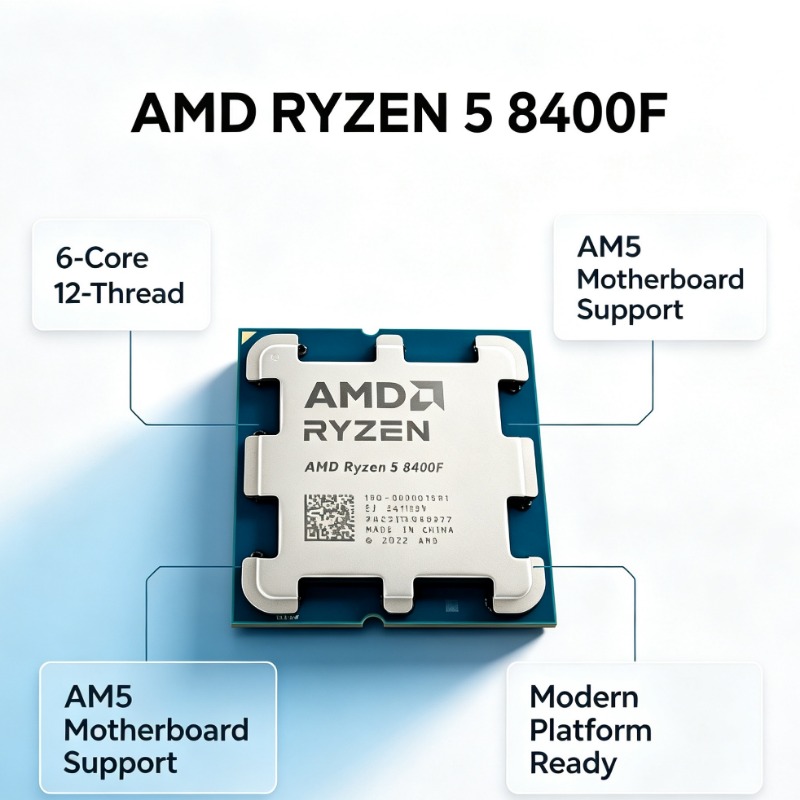 Amd Cpu Ryzen 5 - CPU Gaming Ryzen 5 8400F Socket