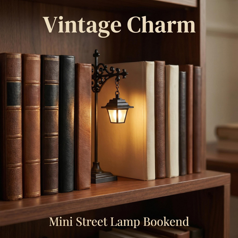 Laptop Accessories Light - Lanterna Retrò per Libreria, Illuminazione Decorativa