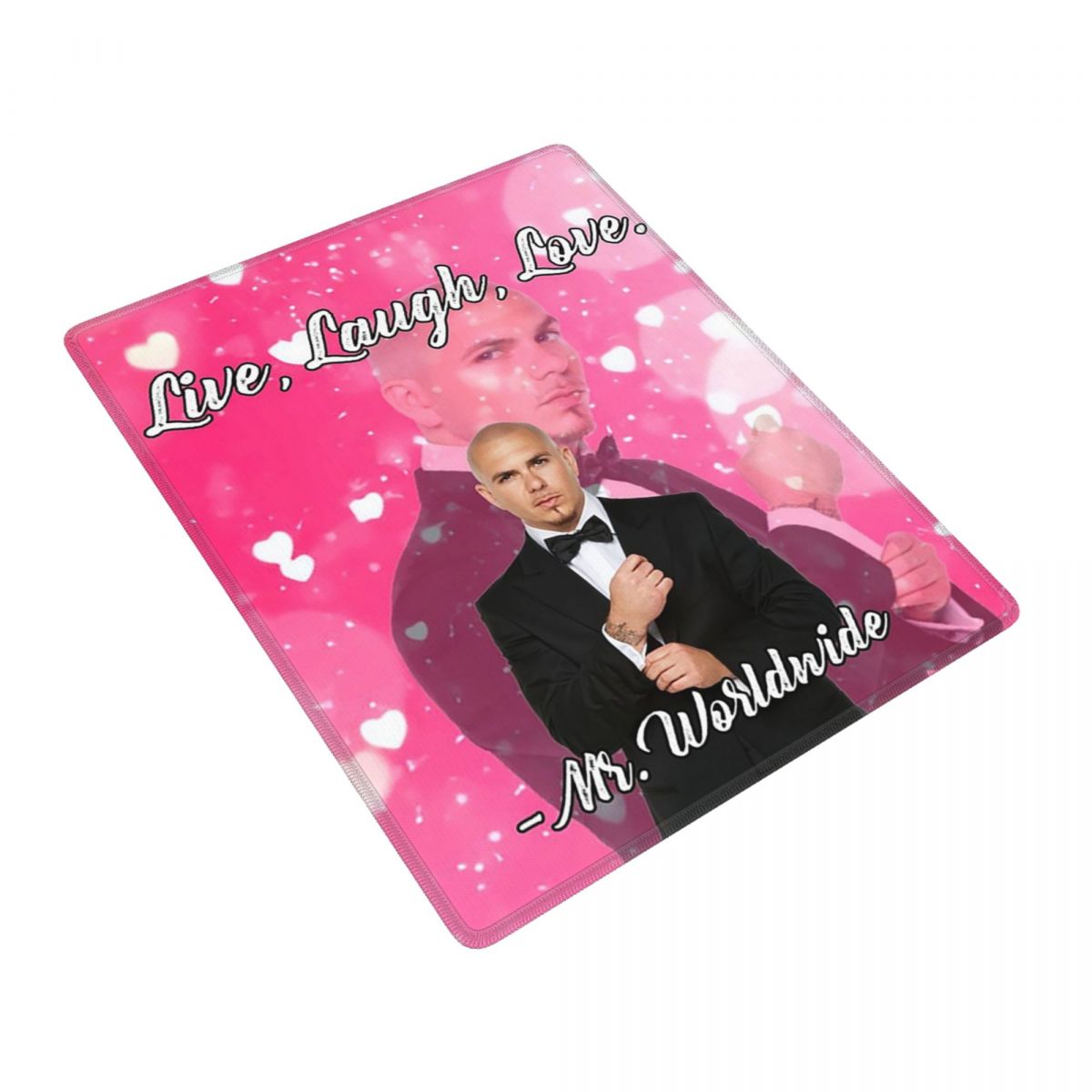 Laptop Accessories Pink - Mr. Worldwide Says To Live Laugh