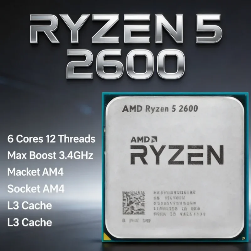 Processore AMD Ryzen 5 2600 AM - Amd Cpu Ryzen 5 recensione e prezzo