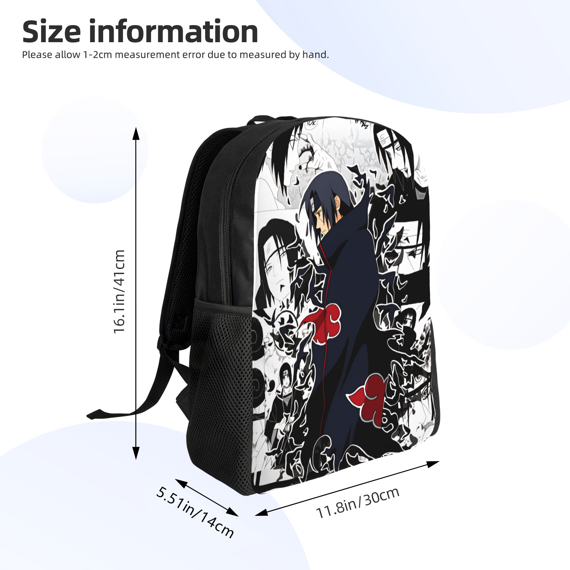 Zaino 3D Naruto Uchiha Sasuke, - Laptop Accessories 3D Print recensione e prezzo