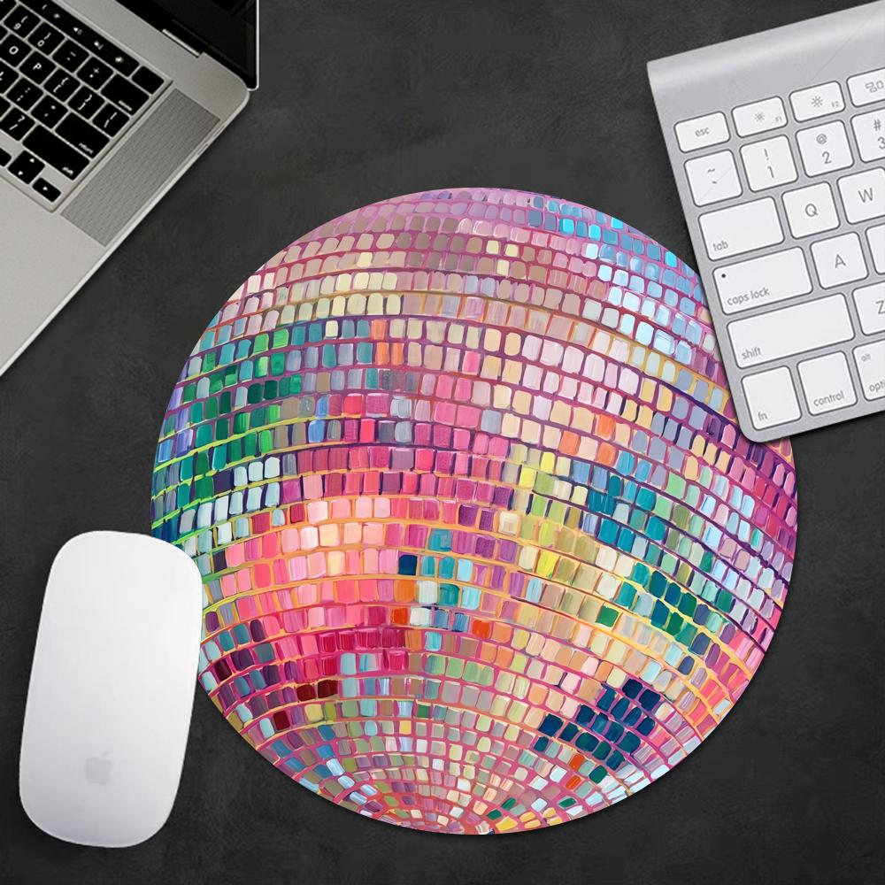 Tappetino per mouse rotondo in - Laptop Accessories Pink recensione e prezzo