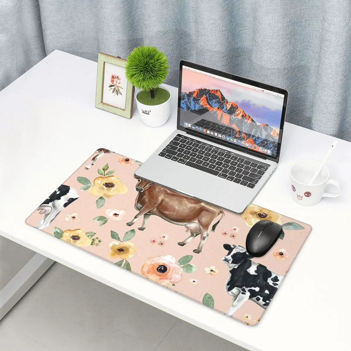 Tappetino per mouse grande con - Yellow Laptop Accessories recensione e prezzo