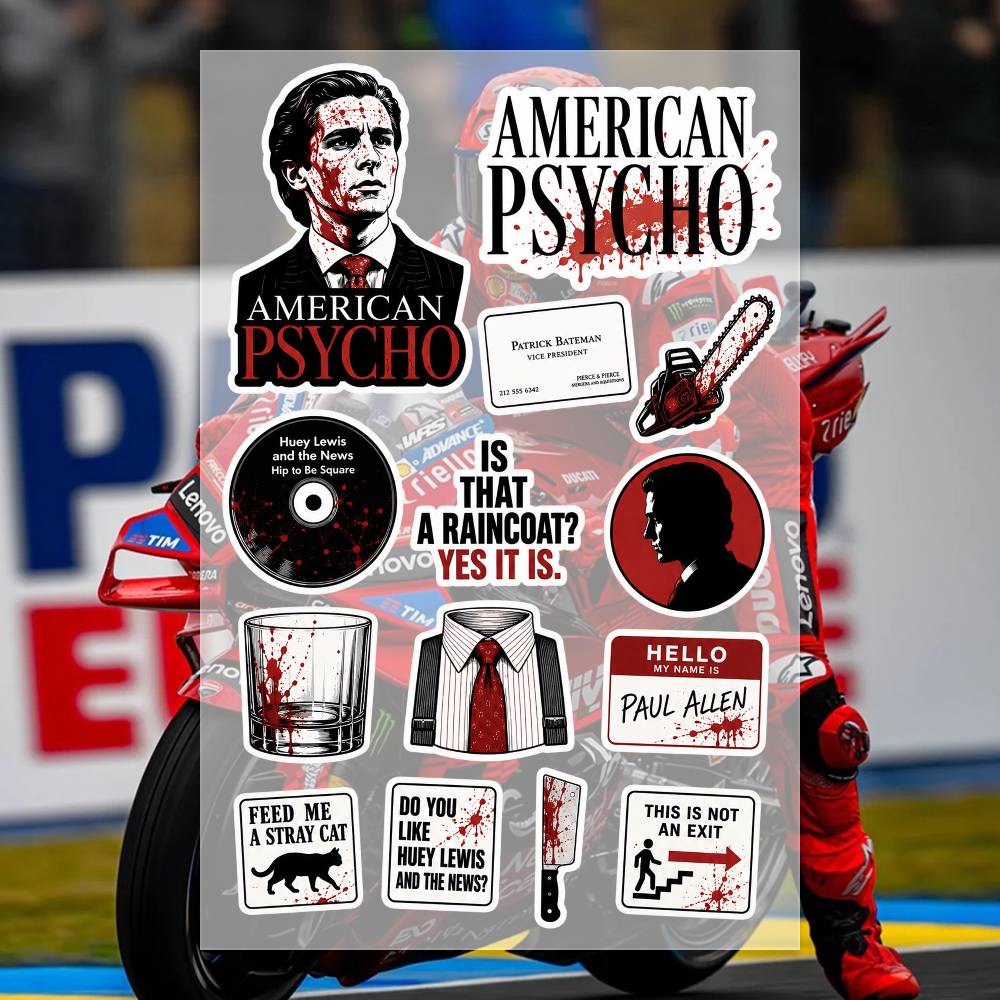 Adesivi A-merican P-sycho per  - Laptop Accessories Wallpaper recensione e prezzo