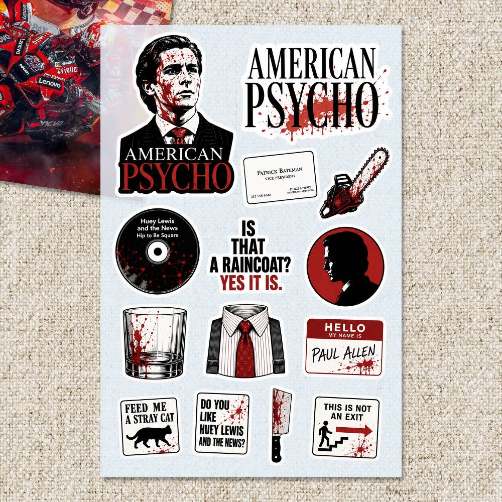 Adesivi A-merican P-sycho per  - Laptop Accessories Wallpaper recensione e prezzo