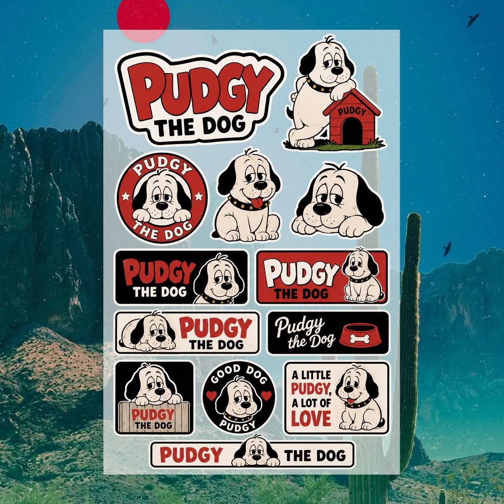 Adesivi P-udgy the D-og per Mo - Laptop Accessories Wallpaper recensione e prezzo