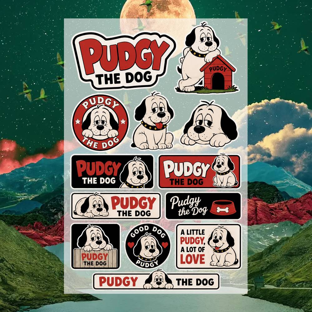 Adesivi P-udgy the D-og per Mo - Laptop Accessories Wallpaper recensione e prezzo