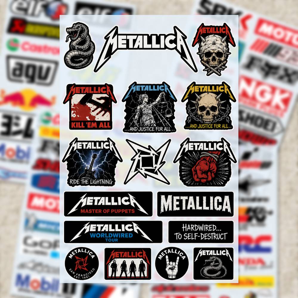 Adesivi M-Metallica per Moto,  - Laptop Accessories Wallpaper recensione e prezzo