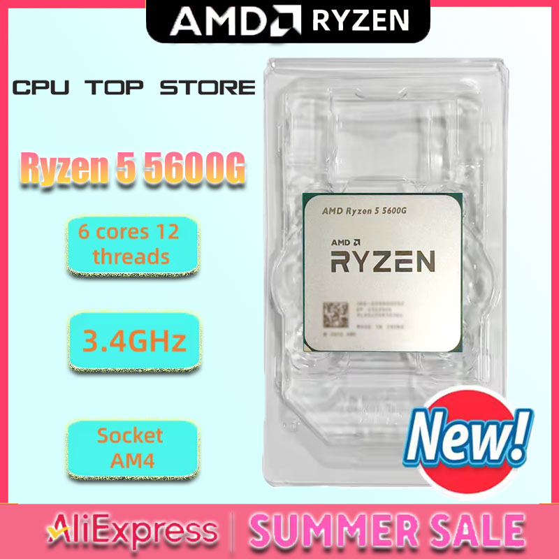 AMD Ryzen 5 5600G 6C/12T 4.4GH - Amd Cpu Ryzen 5 recensione e prezzo