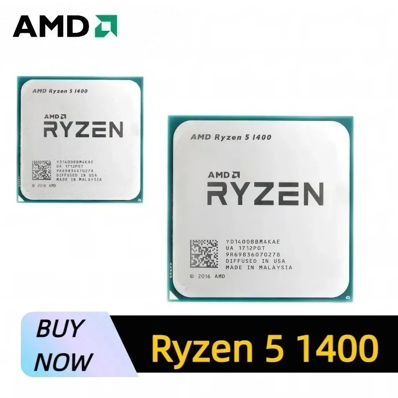 AMD Ryzen 5 1400 CPU Originale - Amd Cpu Ryzen 5 recensione e prezzo