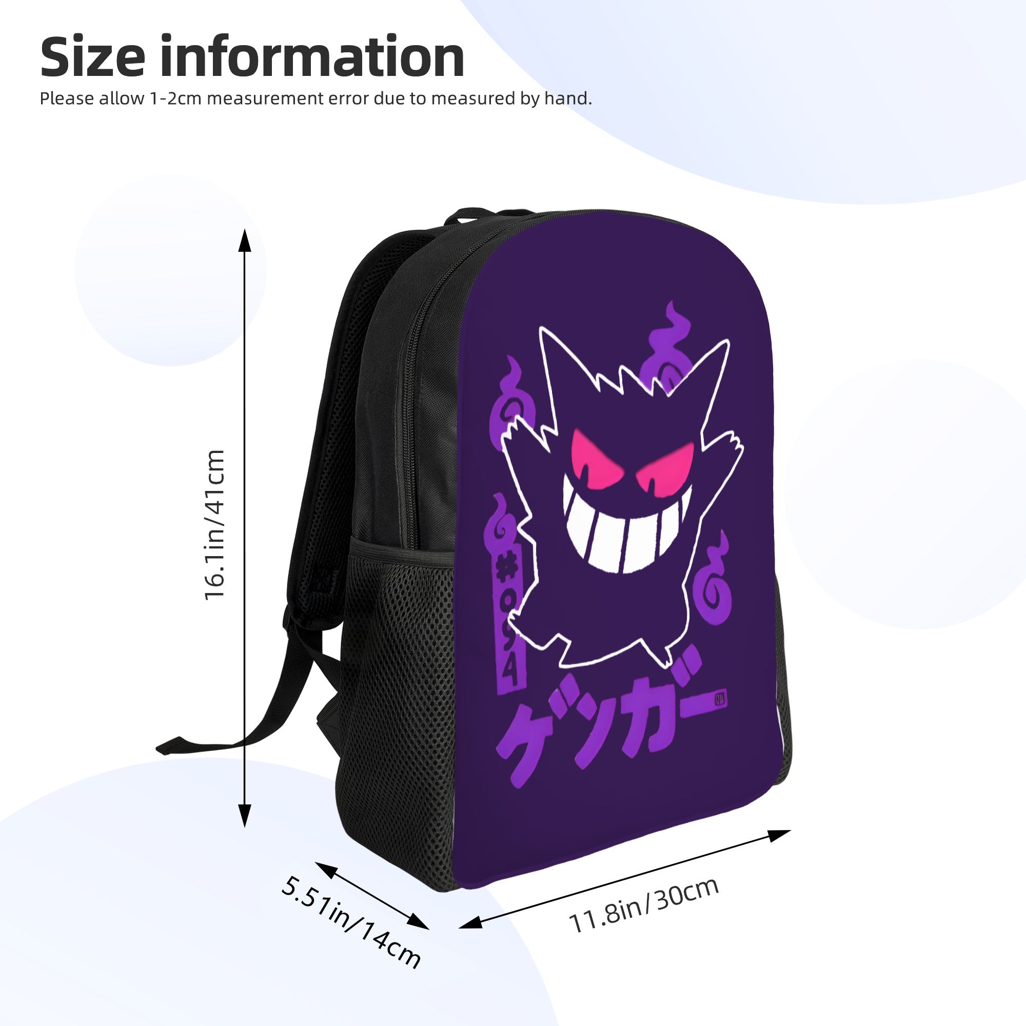 Zaino Pokémon Gengar Stampato  - Laptop Accessories 3D Print recensione e prezzo
